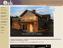 Tablet Screenshot of natural-oak.co.uk